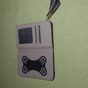 Phone change wallet with 2 card holder